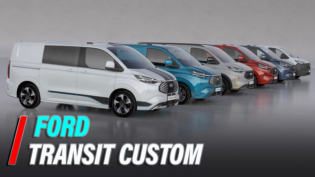 2024 Ford Transit Custom Available In Diesel, PHEV, And EV Forms - YouTube