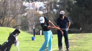 Thorbjorn Olesen - Golf Swing, Slow Motion (Face On)