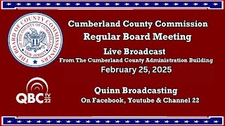 Cumberland County Commissioners Regular Board Meeting February 25, 2025