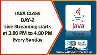Free Java Weekly Class: Mastering Java Live DAY-2