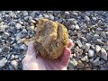 rockhounding sand piles close to river geodes shell agate