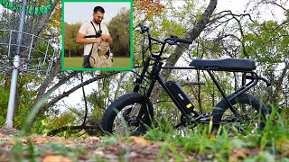 Playing Frisbee Golf with SWFT ZIP E-Bike - Unboxing \u0026 Field Test - Disc Golf Vlog