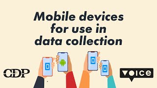 Mobile devices for use in data collection