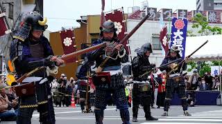 Matchlock firing at Ogaki - 十万石まつり 2022 大垣城鉄砲隊演武