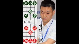 许银川放漏甘肃棋王！一步之遥你不来，错过飞刀拍大腿！ #中国象棋 #天天象棋 #人生如棋 #围棋 #国学文化