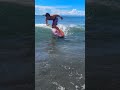 スキムボード小波の乗り方 small wave on a skimboard @natsumiskim kabure