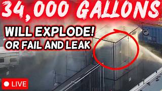 🔴 TOXIC TANK 'COULD BLOW UP' Garden Grove RIGHT NOW – Evacs + Staten Island Rescue