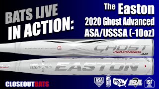 Closeoutbats.com Easton Ghost Advanced Fastpitch Bat FP20GHAD10 -10oz 2020