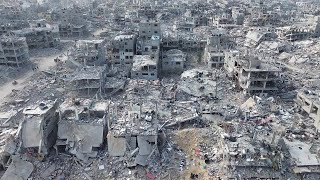 Aerial footage of destruction in south Gaza's Rafah | AFP