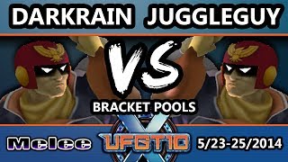 UFGTX - Darkrain (Captain Falcon) Vs. MIOM | Juggleguy (Falcon) SSBM Pools - Melee