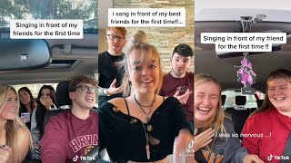 Singing in front of my friends for the first time (SHOCKED) || TikTok Compilation #09