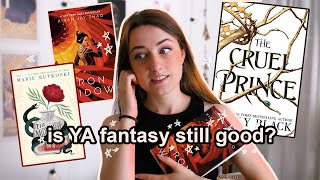 reading popular young adult fantasy books to see if the genre is still good 👑✨ reading vlog