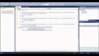Variables In Visual Basic 2010