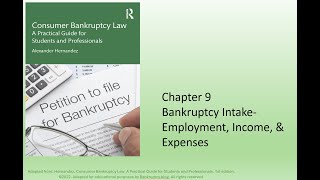 Bankruptcy.blog: The Bankruptcy Intake- Income & Expenses