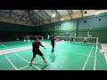 Weekend Badminton: Nie/Mie vs Wan/Rizal