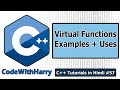 Virtual Functions Example + Creation Rules in C++ | C++ Tutorials for Beginners #57