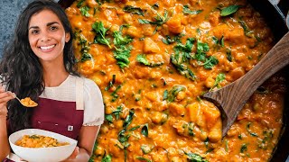 Butternut Squash Curry with Chickpeas | simple one-pot meal