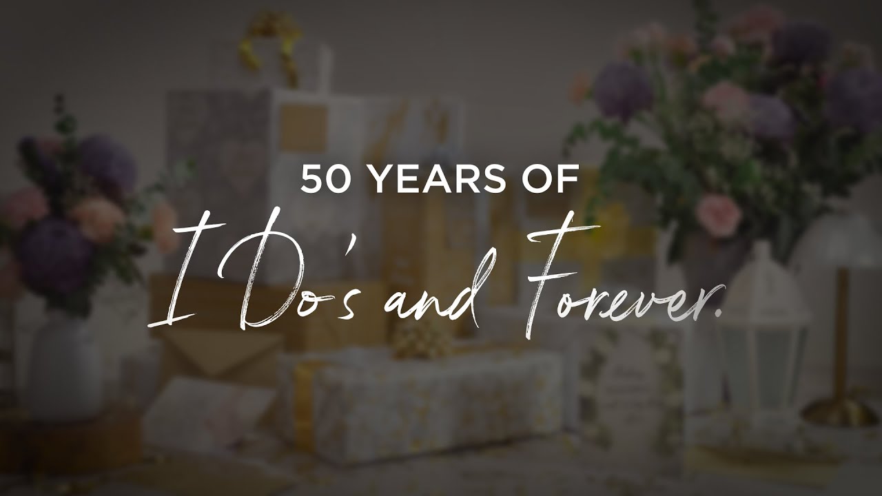 50th Anniversary Celebration Wedding Youtube