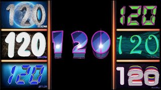 Countdown Numbers from 120 countdown timers with numbers from 120 to 1 or 0 Voice and sound effects