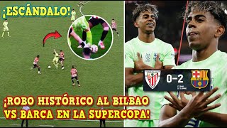 🚨¡ESCÁNDALO! ROBO HISTÓRICO del BARÇA al ATHLETIC y PASAN a la FINAL de SUPERCOPA con POLÉMICA