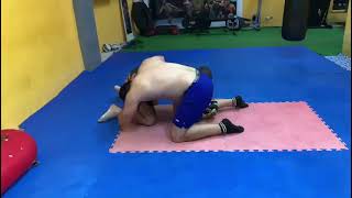 MFC - Roma Abashidze and Marad Vanadze are training in wrestling