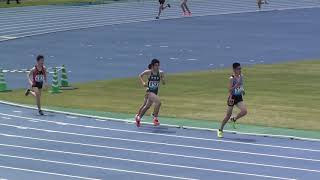 中学男子1500ｍ2組目（令和３年度佐世保市春季記録会）