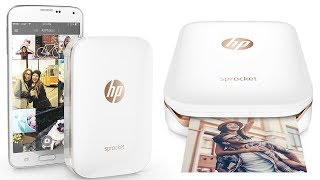 HP Sprocket Portable Photo Printer, X7N07A, Print Social Media Photos on 2x3 Sticky Back