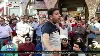 کارگران گروه صنعتی فولاد در سی و ششمین روز در اهواز راهپیمایی کردند