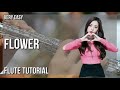 SUPER EASY: How to play Flower  by Jisoo on Flute (Tutorial)