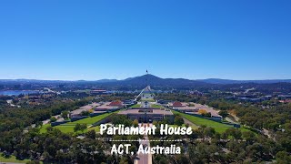 Australia 4K Drone \u0026 Gimbal Camera Video | Canberra Parliament House | DJI Mavic 2 Pro \u0026 Pocket2