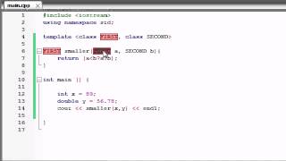 Buckys C++ Programming Tutorials - Function Templates with Multiple Parameters .