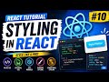 #10 React CSS Tutorial | Inline Styles, External CSS & CSS Modules 
