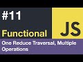 Functional JavaScript for Beginners 11: One Reduce Traversal, Multiple Operations