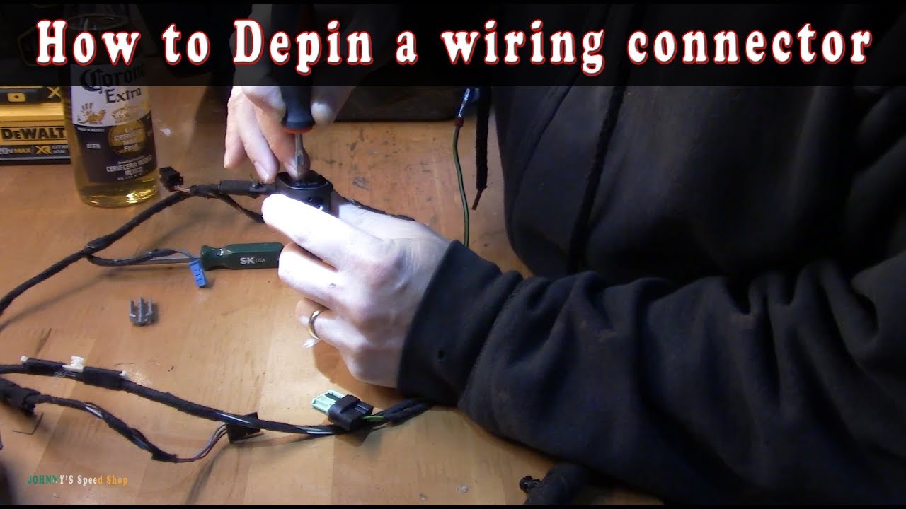 How To Depin A Wiring Connector. - YouTube