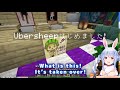 pekora reacts to watame s uber sheep posters taking over【eng sub hololive】