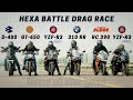 2024 YAMAHA R3 vs KTM RC390 vs GT 650 vs BMW 310RR vs YAMAHA R3 BS4 vs DOMINAR 400 🔥 | HEXA RACE 😍