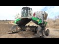 komptech topturn x55 compost windrow turner msw fines processing