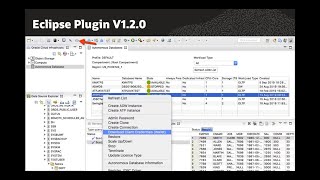 Connect to ATP/ADW using Eclipse Plugin