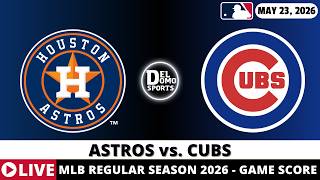 HOUSTON ASTROS VS CHICAGO CUBS LIVE ⚾️ MLB Game Score Radio Play-by-Play