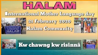 International Mother Language Day | Halam Community | Halam Language | Kw chawng kw risinnâ | 2020