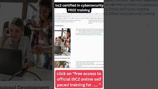 How to access the FREE Official ISC2 Online Self Paced Training  #shorts  #beginnersguide