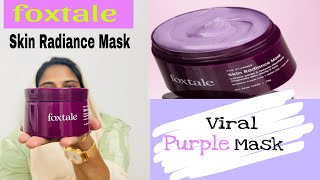 Foxtale THE STUNNER Skin Radiance Mask detailed Review Malayalam ||Honest opinion❤️❤️clay mask🫶