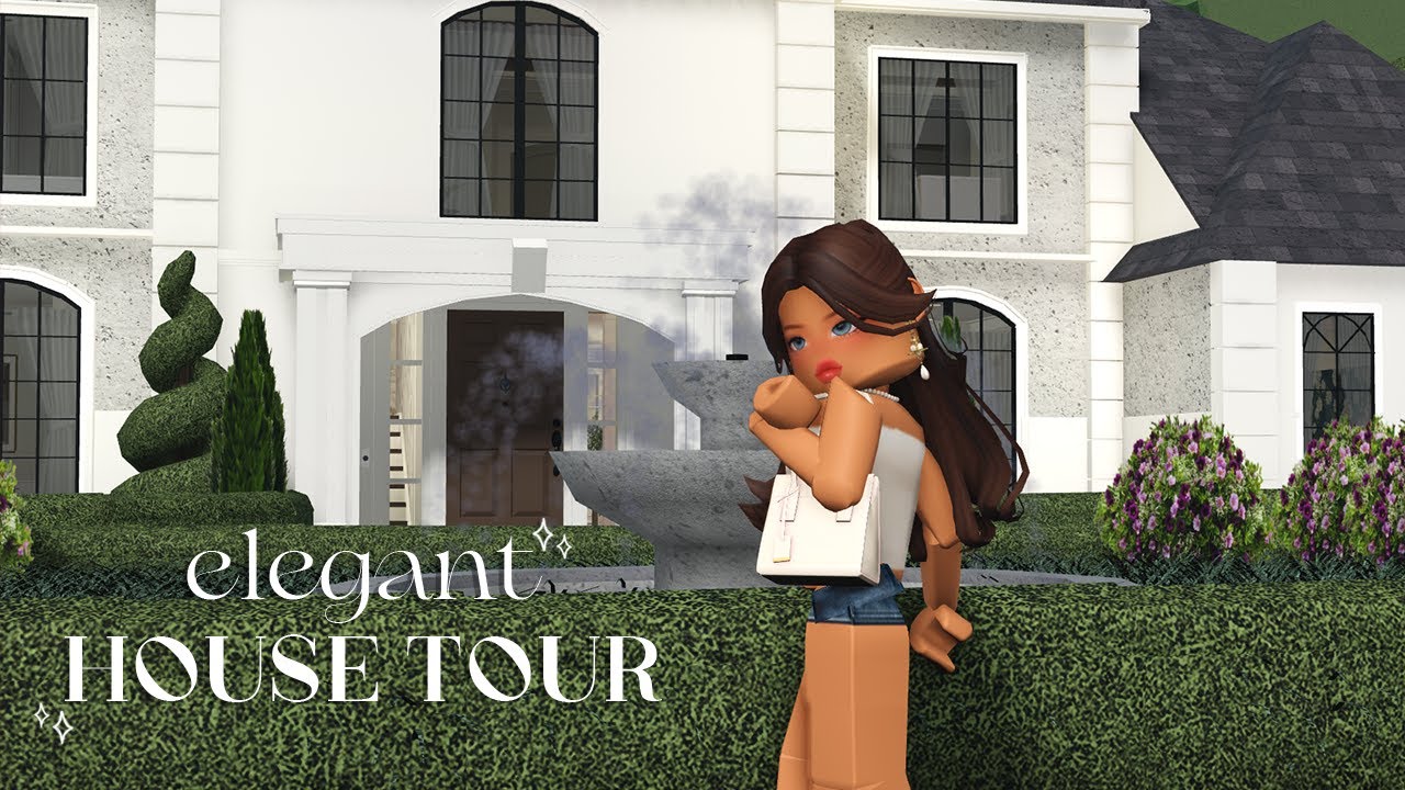 Bloxburg Elegant House Tour Youtube