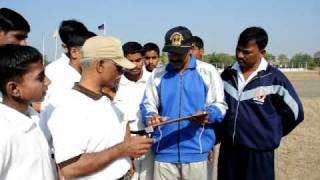 Sainik School, Bijapur-Athletics -Dec 2010-Shotput Jrs-Results  Damodar,MU Naik, Joseph Raju