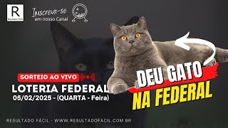 Federal ao vivo, Quarta-feira, 12/02/2025 - Resultado Fácil!