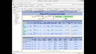 Interactive Payroll Schedule