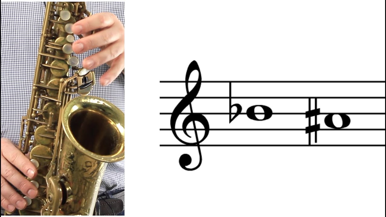 ALTO SAX: How To Play B-flat (A-sharp) - YouTube