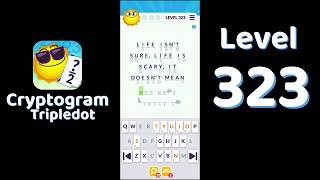 Cryptogram Tripledot Level 323 Answer | SolutionGuruji