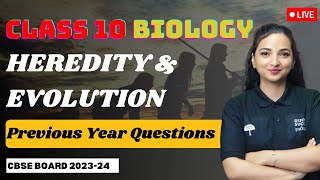 Heredity and Evolution | Previous Year Questions | Class 10 Biology | CBSE 2023-24 | By Vibhuti Mam