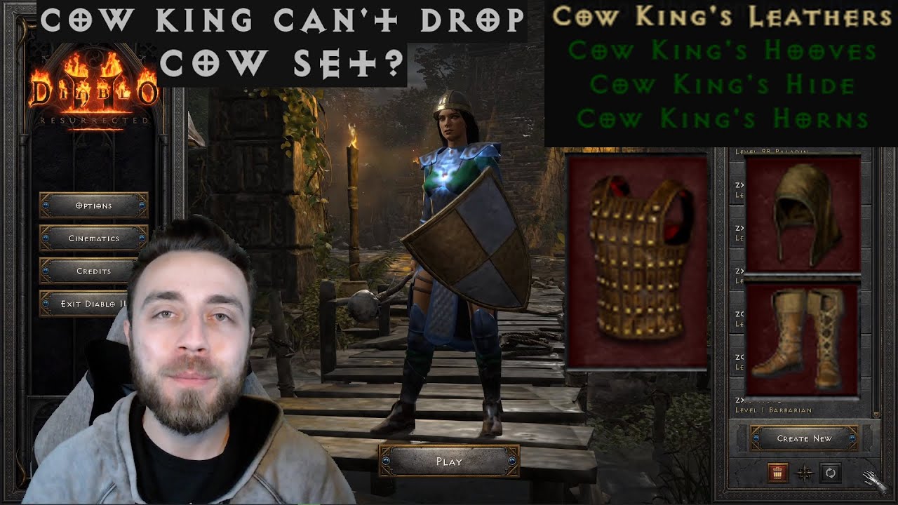The Cow King is Bugged and might drop the RAREST items in D2R | Get yours before they patch this!